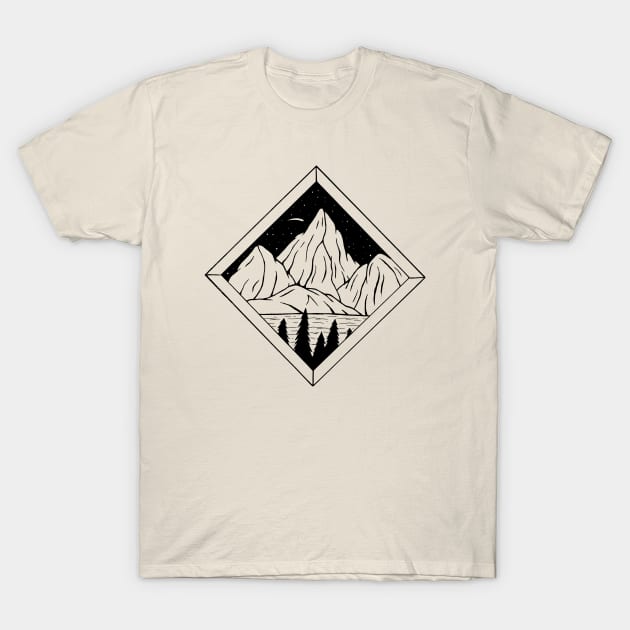 Mountain View T-Shirt by Woah_Jonny